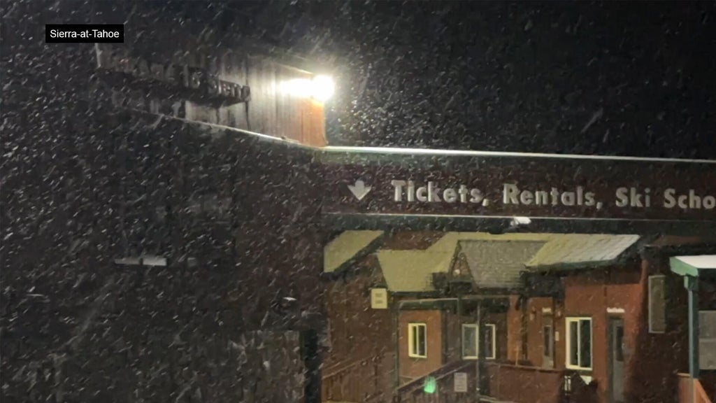Northern California Sierra sees some early-season snow — CBS Bay Area (KPIX), Woodbury Sports news
