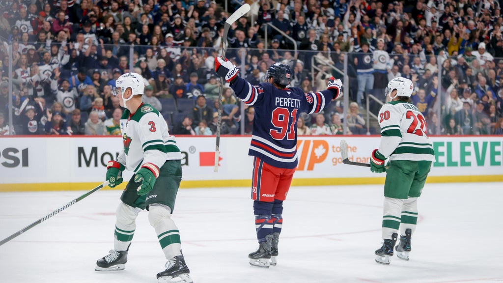 Jets beat the Wild 5-2 as Cole Perfetti scores 2 goals — WCCO / CBS Minnesota, Woodbury Schools news