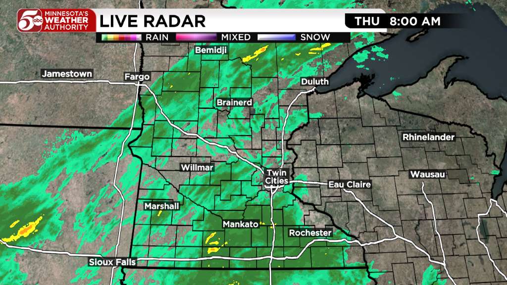Thursday weather: Cool and wet day ahead — KSTP 5, Woodbury Community news