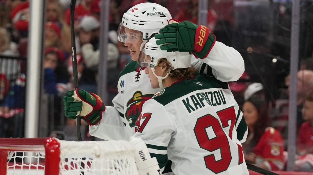 Kaprizov has 4-point night, Wild top Panthers 4-1 to spoil Florida’s home opener — KSTP 5, Woodbury Business news