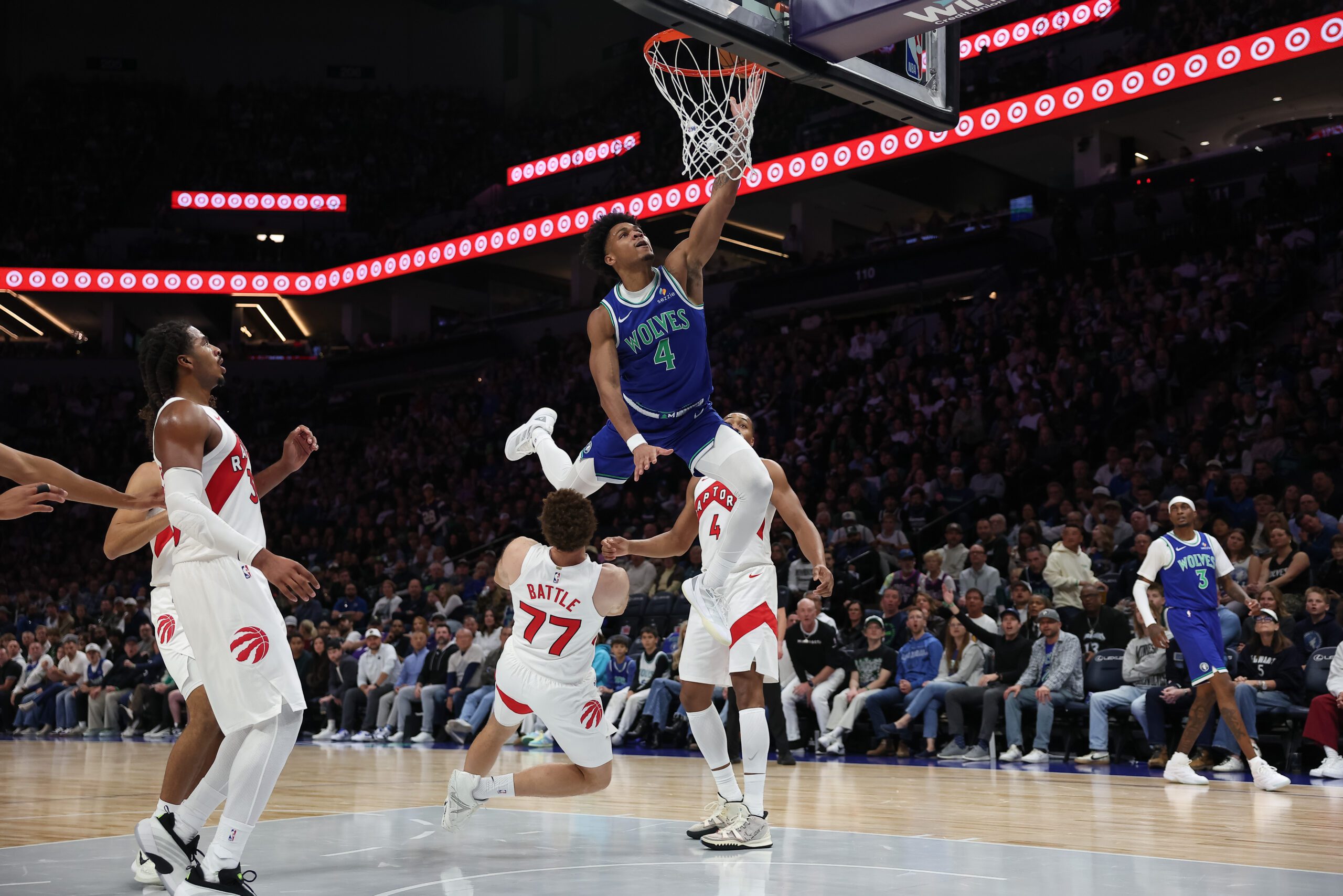 Timberwolves stay unbeaten with 117-94 win over Raptors in home opener — KSTP 5, Woodbury Sports news