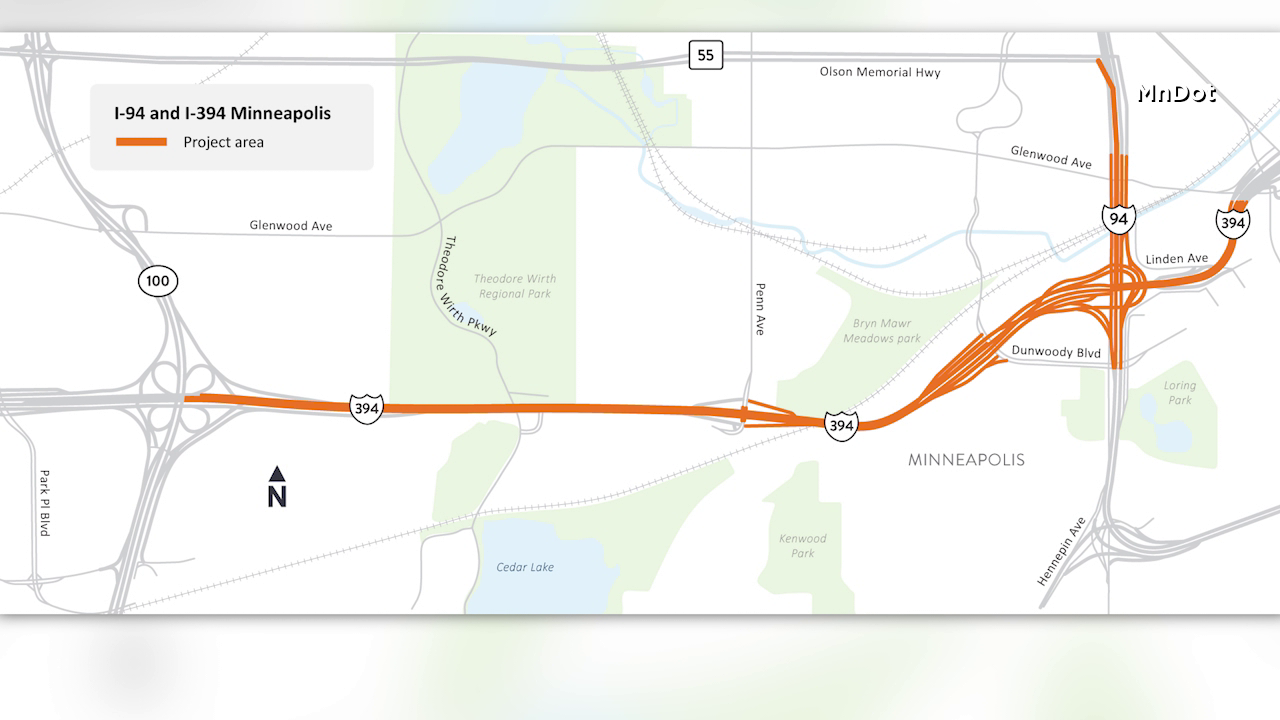 Eastbound I-394 in Minneapolis closing all weekend for highway repairs — KSTP 5, Woodbury Business news