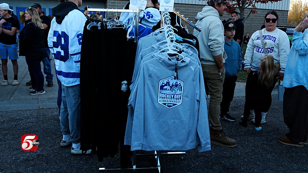 Brainerd celebrates 100 days until Hockey Day Minnesota — KSTP 5, Woodbury Schools news