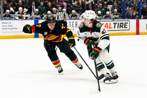 Quinn Hughes has a goal and an assist in his Vancouver return in Wild’s 4-2 victory — KSTP 5, Woodbury Sports news