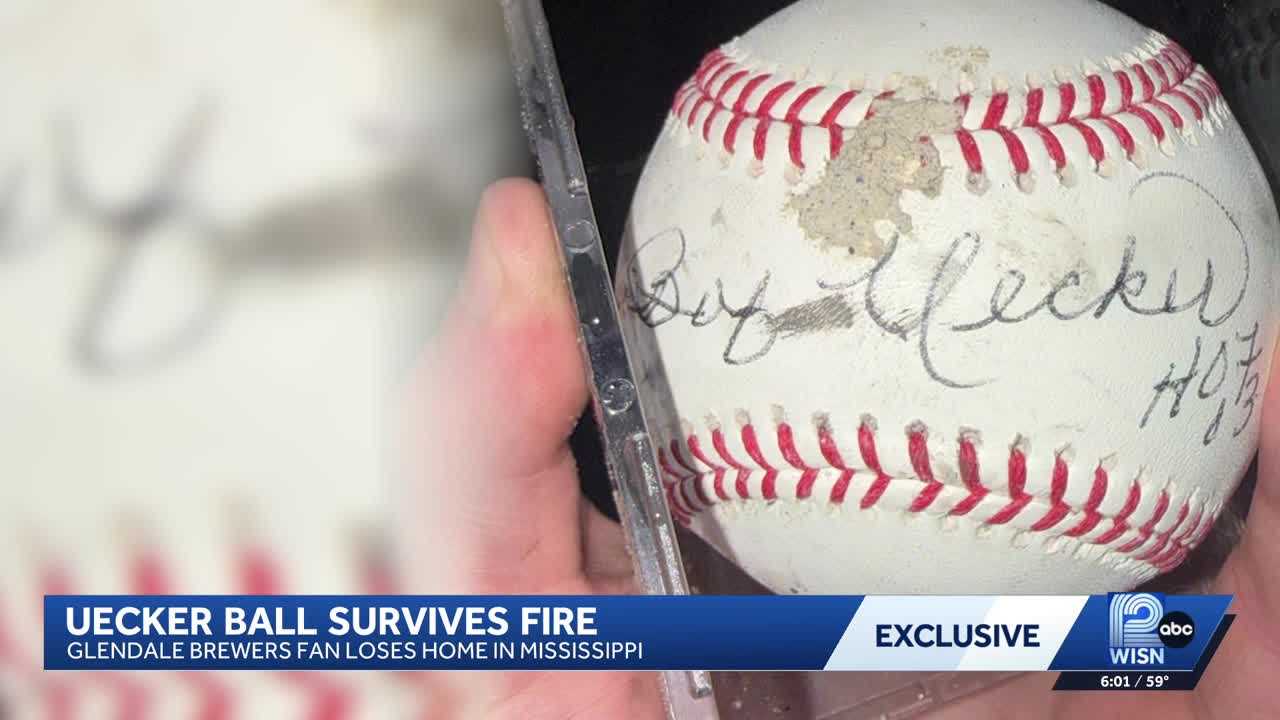 Cherished baseball signed by Bob Uecker survives Mississippi fire — WISN 12 Milwaukee, Woodbury Community news
