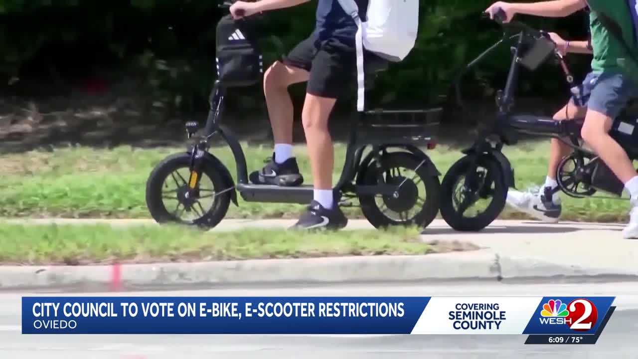 Oviedo city council to vote on micromobility rules to improve sidewalk safety — WESH 2 Orlando, Woodbury Government news