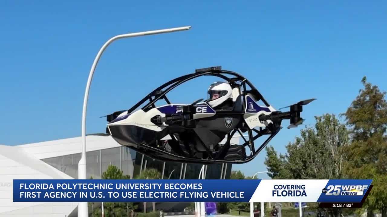 Florida Polytechnic University develops electric flying vehicle for police emergencies — WPBF West Palm Beach, Woodbury Community news