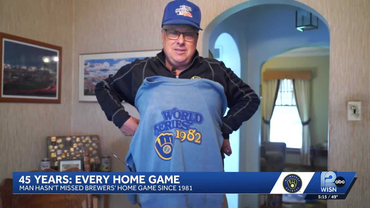 He hasn't missed a game since 1981, now he's hoping for a World Series win — WISN 12 Milwaukee, Woodbury Sports news