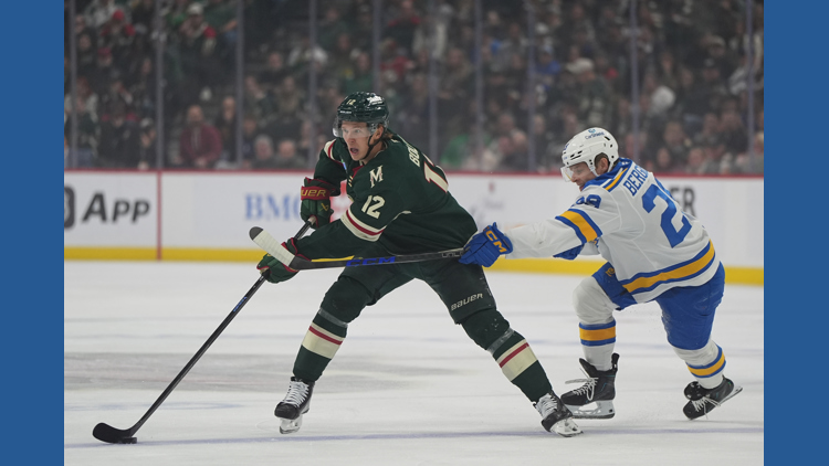 Matt Boldy has 5th career hat trick and Wild beat Blues 5-4 — KARE 11 Sports, Woodbury Sports news
