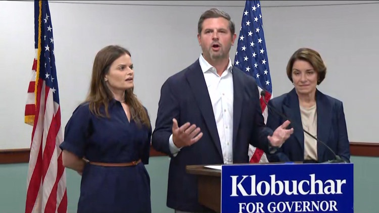 Parents of Harper Moyski backing Amy Klobuchar for governor — KARE 11 Local, Woodbury Community news