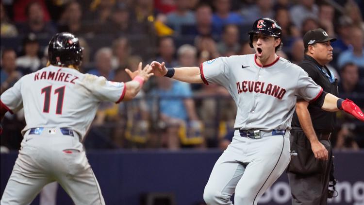 Chase DeLauter and José Ramírez lead the Guardians to a 7-3 win over the Rays in Game 1 of the ALCS — WTSP Sports Tampa Bay, Woodbury Sports news