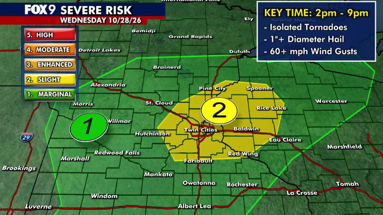 Minnesota weather: Mild and humid with strong storms possible Wednesday — Woodbury Community news