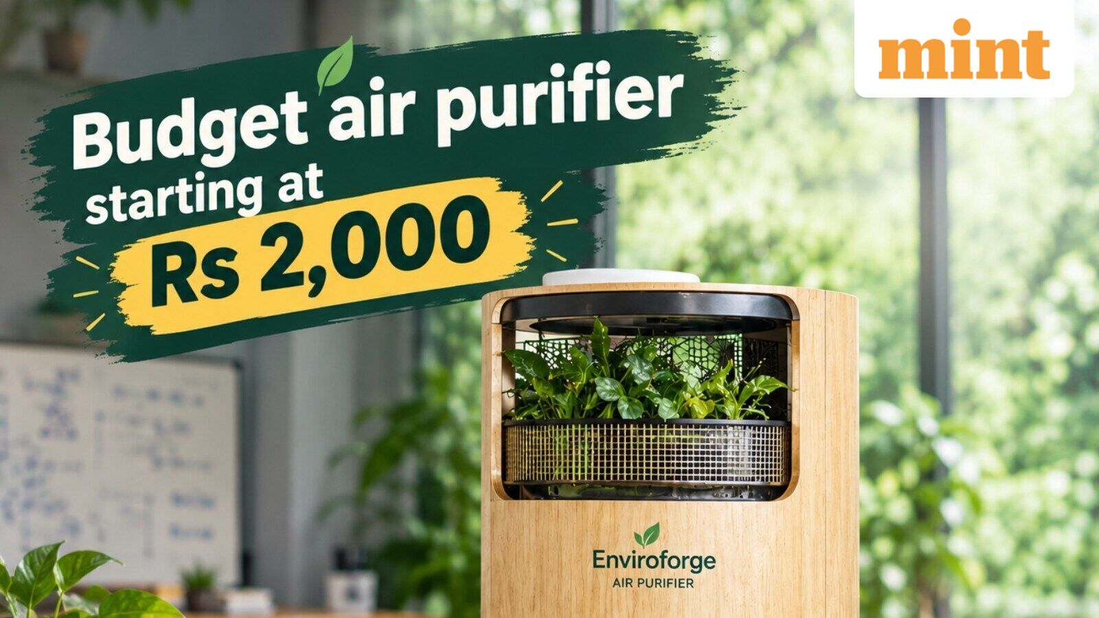 IIT Bombay scholar builds low cost air purifier starting at ₹2,000, can bring down AQI by 85% - How he did it? Details — Mint India, Woodbury Technology news